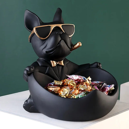 Charming Dog Figurine Storage Sculpture™